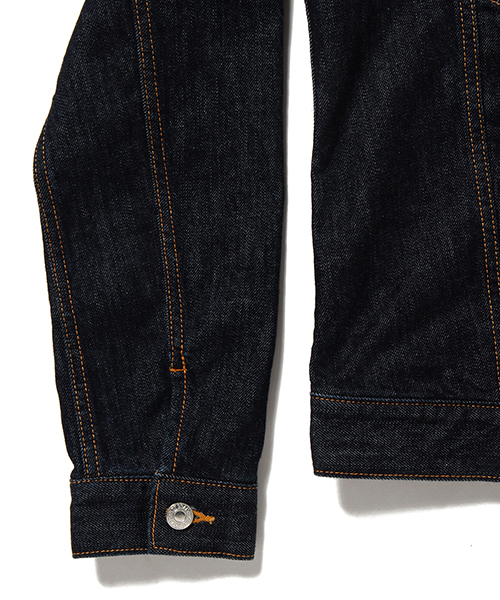 BEAMS(ビームス)の「VAPORIZE / デニム G-ジャケット(デニムジャケット・メンズ・ブラック/インディゴブルー・LARGE/MEDIUM/SMALL)」の10枚目の写真