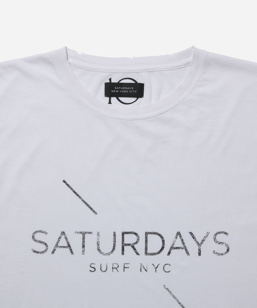 Saturdays NYC（サタデーズ ニューヨークシティ ）の「Saturdays Surf/Nyc Graphic Tee（Tシャツ/カットソー・メンズ・ホワイト/ブラック・X-LARGE/X-SMALL/S/M/L）」の10枚目の写真