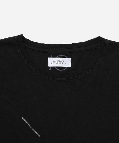 Saturdays NYC（サタデーズ ニューヨークシティ ）の「Saturdays Surf/Nyc Graphic Tee（Tシャツ/カットソー・メンズ・ホワイト/ブラック・X-LARGE/X-SMALL/S/M/L）」の5枚目の写真