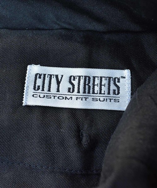 90s city streets 黒 レーヨン スラックス usa製 ビンテージ VINTAGE（ヴィンテージ）の「【ヴィンテージ古着】CITY STREETS