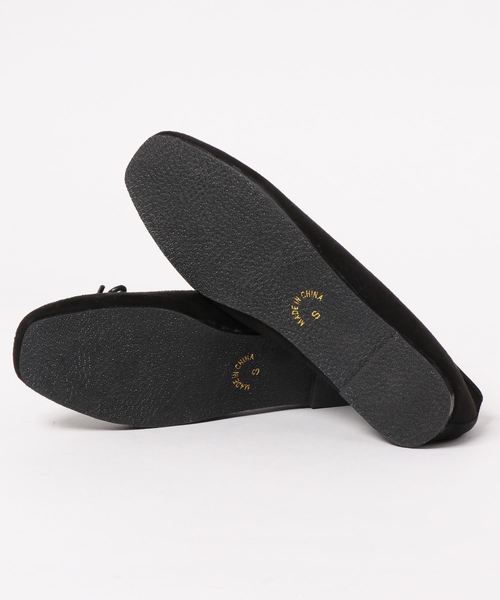 KOBE LETTUCE（コウベレタス）の「スクエアトゥ甲深フラットバレエシューズ（バレエシューズ・レディース・キャメル/アイボリー/ブラック系その他/ゴールド/ブラック/ベージュ・S/M/L/LL）」の7枚目の写真