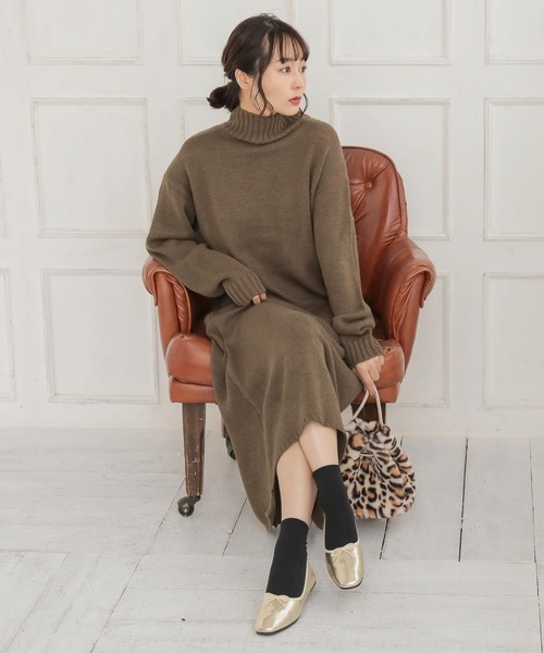 KOBE LETTUCE（コウベレタス）の「スクエアトゥ甲深フラットバレエシューズ（バレエシューズ・レディース・キャメル/アイボリー/ブラック系その他/ゴールド/ブラック/ベージュ・S/M/L/LL）」の17枚目の写真