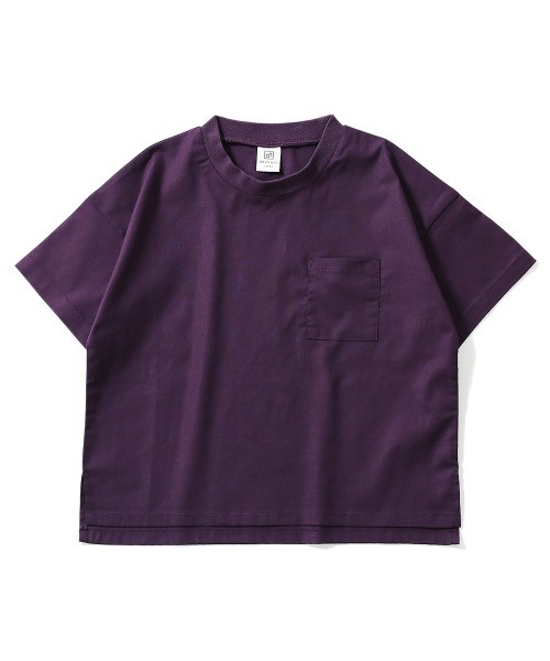 devirock(デビロック)の「リネン風Tシャツ(Tシャツ/カットソー・キッズ・モカ/テラコッタ/ブラック/マスタード/パープル/ダークグリーン・120cm/130cm/150cm/100cm/110cm/140cm/160cm)」の17枚目の写真