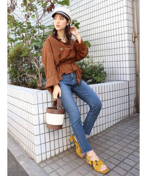 MURUA（ムルーア）の「Switching BAG（ハンドバッグ・レディース・カーキ/ブラウン・FREE）」の4枚目の写真