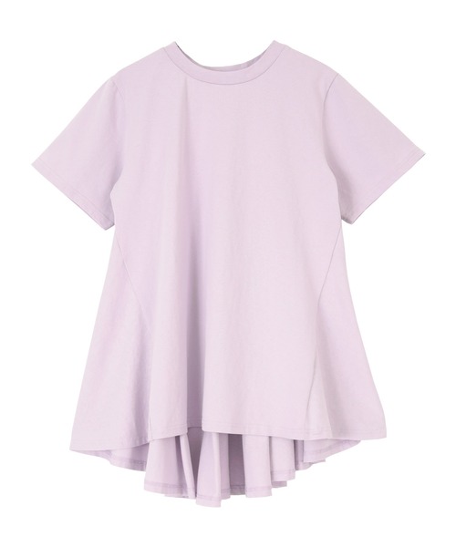 titivate（ティティベイト）の「バックフレアTシャツ（Tシャツ/カットソー・レディース・ブラック/オフホワイト/キャメル/グリーン系その他/パープル/ライトグリーン・FREE）」の21枚目の写真