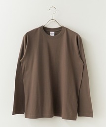 5.6oz オーバーサイズ クルーネック ロングスリーブ Tee/ロンT  ベーシック カラバリ豊富 秋 秋服 2026年秋冬