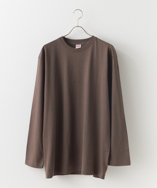 United Athle(ユナイテッドアスレ)の「【ROOPTOKYO】United Athle 5.6oz オーバーサイズ クルーネック ロングスリーブ Tee/ロンT ベーシック カラバリ豊富 2026年春夏(Tシャツ/カットソー・メンズ・ナチュラル/ブラック/ターコイズブルー/ホワイト/ピンク/ライム/ライトオリーブ/ミックスグレー/ネイビー/バイオレット/ダークブラウン/レッド/サンドベージュ・L/XL/M/S)」の4枚目の写真