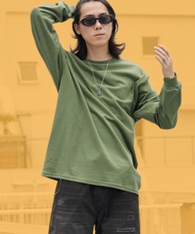 5.6oz オーバーサイズ クルーネック ロングスリーブ Tee/ロンT ベーシック カラバリ豊富 秋 秋服 2026年秋冬
