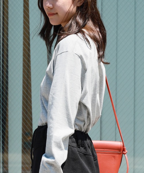 United Athle(ユナイテッドアスレ)の「【ROOPTOKYO】United Athle 5.6oz オーバーサイズ クルーネック ロングスリーブ Tee/ロンT ベーシック カラバリ豊富 2026年春夏(Tシャツ/カットソー・メンズ・ナチュラル/ブラック/ターコイズブルー/ホワイト/ピンク/ライム/ライトオリーブ/ミックスグレー/ネイビー/バイオレット/ダークブラウン/レッド/サンドベージュ・L/XL/M/S)」の22枚目の写真