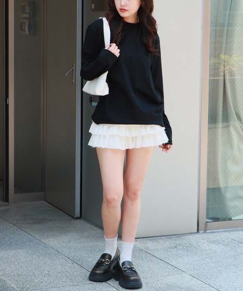 United Athle(ユナイテッドアスレ)の「【ROOPTOKYO】United Athle 5.6oz オーバーサイズ クルーネック ロングスリーブ Tee/ロンT ベーシック カラバリ豊富 2026年春夏(Tシャツ/カットソー・メンズ・ナチュラル/ブラック/ターコイズブルー/ホワイト/ピンク/ライム/ライトオリーブ/ミックスグレー/ネイビー/バイオレット/ダークブラウン/レッド/サンドベージュ・L/XL/M/S)」の19枚目の写真