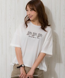 SpRay | 【WEB限定】ＧＩＲＬ刺繍　Ｔシャツ(Tシャツ/カットソー)