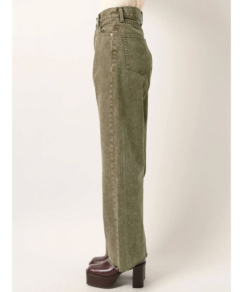 EVRIS（エヴリス）の「SIMPLEワイドデニムパンツ（デニムパンツ・レディース・ホワイト/ブラウン/カーキ・SMALL/MEDIUM）」の21枚目の写真