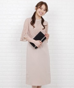 AMERI LACE DECOLLETE DRESS アメリ　AMERI Ameri（アメリ）の「DECOLLETE LACE EMPIRE DRESS（ワンピース
