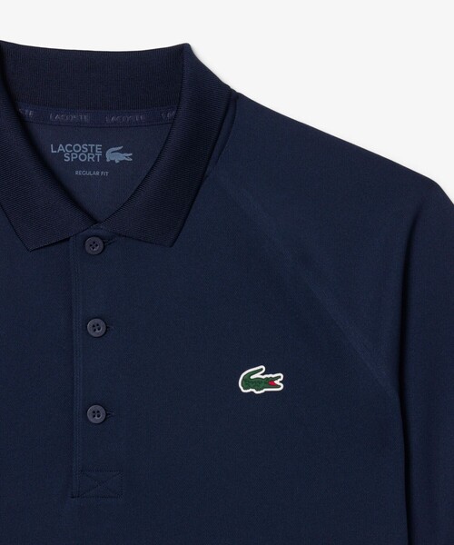 LACOSTE（ラコステ）の「ウルトラドライ鹿の子地ポロシャツ（ポロシャツ・メンズ・ブラック/ネイビー/ホワイト/ロイヤルブルー・2/4/3/5）」の15枚目の写真