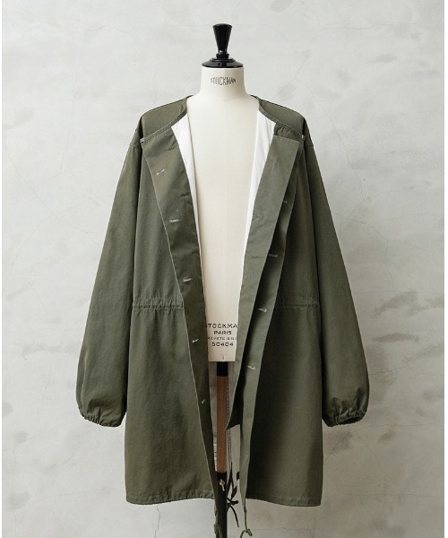 WAIPER.inc（ワイパーインク）の「新品 米軍 1960’s U.S.ARMY VESICANT ガスプロテクティブコート WAIPER.inc（ミリタリージャケット・メンズ・オリーブ・S/M/L/XL）」の4枚目の写真