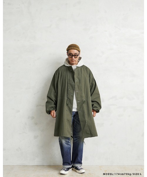 WAIPER.inc（ワイパーインク）の「新品 米軍 1960’s U.S.ARMY VESICANT ガスプロテクティブコート WAIPER.inc（ミリタリージャケット・メンズ・オリーブ・S/M/L/XL）」の5枚目の写真