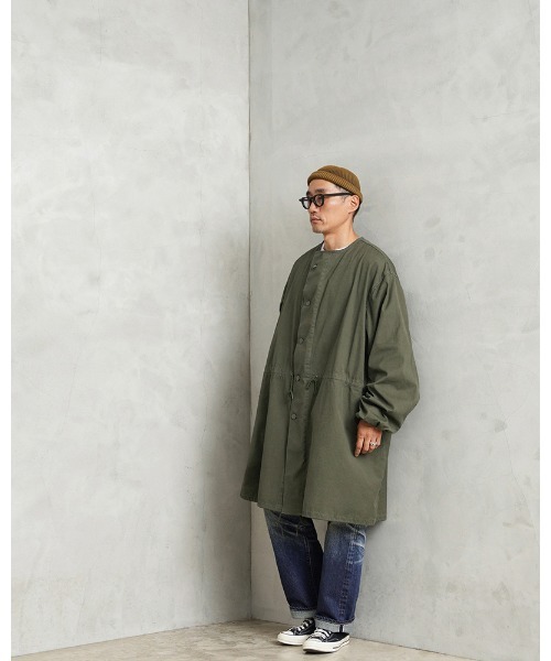 WAIPER.inc（ワイパーインク）の「新品 米軍 1960’s U.S.ARMY VESICANT ガスプロテクティブコート WAIPER.inc（ミリタリージャケット・メンズ・オリーブ・S/M/L/XL）」の8枚目の写真