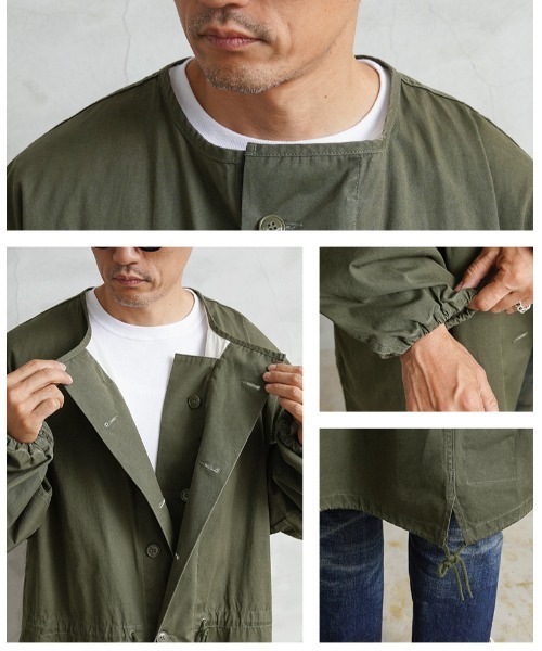 WAIPER.inc（ワイパーインク）の「新品 米軍 1960’s U.S.ARMY VESICANT ガスプロテクティブコート WAIPER.inc（ミリタリージャケット・メンズ・オリーブ・S/M/L/XL）」の13枚目の写真
