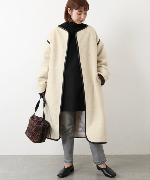 JOURNAL STANDARD Ecopelボアパイピングコート JOURNAL STANDARD（ジャーナルスタンダード）の「Ecopelボア