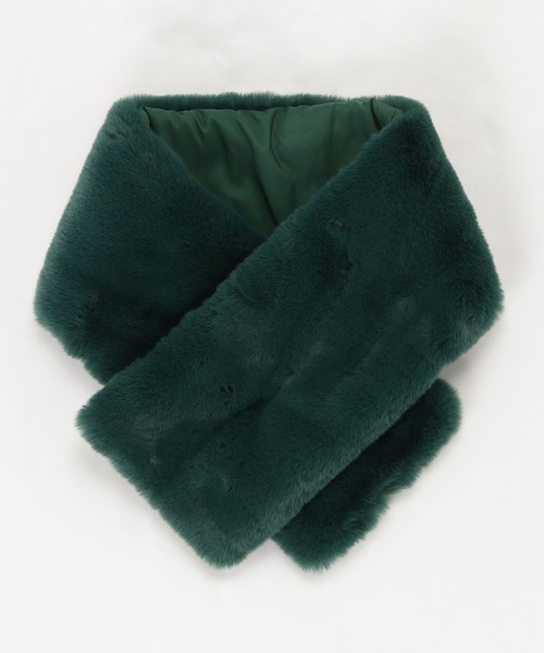 NARACAMICIE（ナラカミーチェ）の「エコファーマフラー（マフラー・レディース・グレー/ブルー/グリーン・FREE）」の17枚目の写真