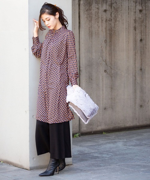 NARACAMICIE（ナラカミーチェ）の「エコファーマフラー（マフラー・レディース・グレー/ブルー/グリーン・FREE）」の11枚目の写真