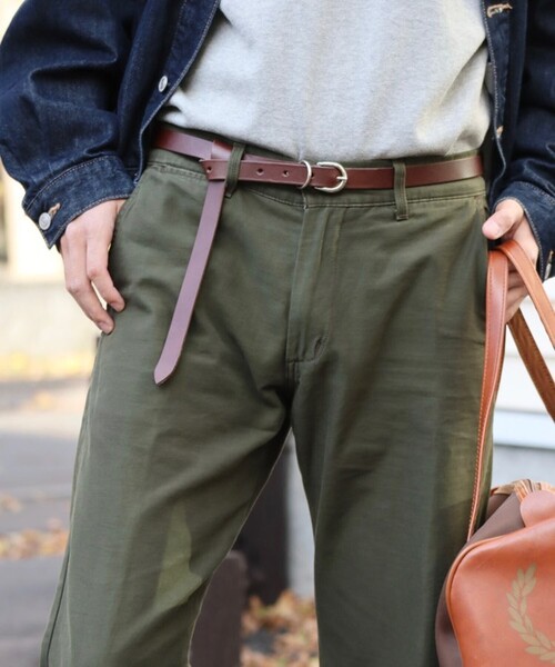 tk.TAKEO KIKUCHI（ティーケータケオキクチ）の「【WEB限定】ロングレザーベルト【インフルエンサー 風早ゆうた着用アイテム】（ベルト・メンズ・ブラック/ダークブラウン・00）」の6枚目の写真