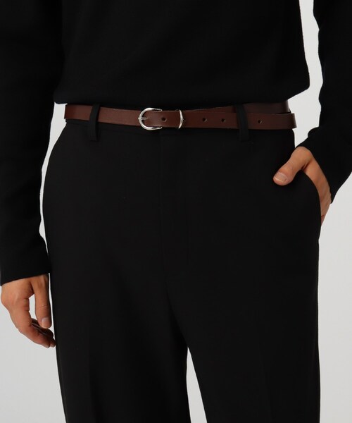 tk.TAKEO KIKUCHI（ティーケータケオキクチ）の「【WEB限定】ロングレザーベルト【インフルエンサー 風早ゆうた着用アイテム】（ベルト・メンズ・ブラック/ダークブラウン・00）」の12枚目の写真