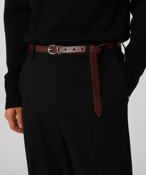 tk.TAKEO KIKUCHI（ティーケータケオキクチ）の「【WEB限定】ロングレザーベルト【インフルエンサー 風早ゆうた着用アイテム】（ベルト・メンズ・ブラック/ダークブラウン・00）」の13枚目の写真