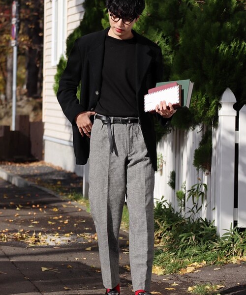 tk.TAKEO KIKUCHI（ティーケータケオキクチ）の「【WEB限定】ロングレザーベルト【インフルエンサー 風早ゆうた着用アイテム】（ベルト・メンズ・ブラック/ダークブラウン・00）」の15枚目の写真