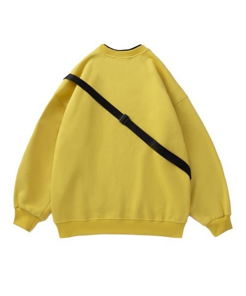 HOOK（フック）の「【HOOK】トレーナー クマショルダーバッグ付き（スウェット・メンズ・ホワイト/ブラック/イエロー・M/L/XL）」の4枚目の写真