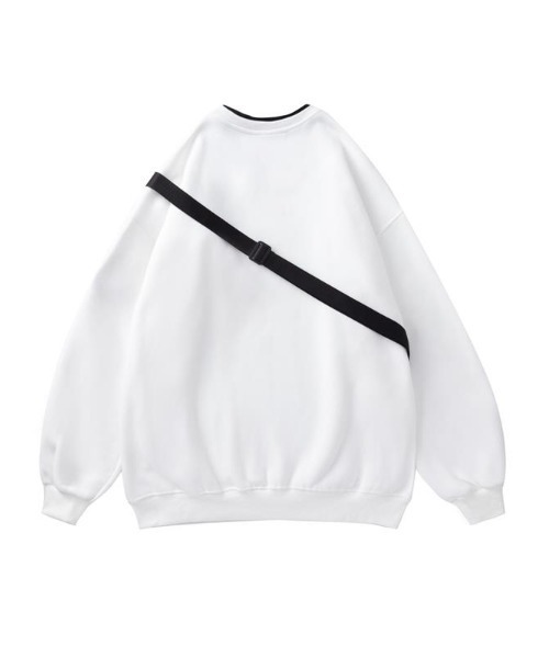 HOOK（フック）の「【HOOK】トレーナー クマショルダーバッグ付き（スウェット・メンズ・ホワイト/ブラック/イエロー・M/L/XL）」の8枚目の写真