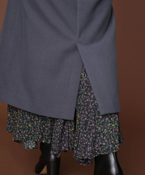 NANO universe（ナノユニバース）の「ラペルロングガウンコート