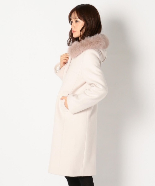 MISCH MASCH（ミッシュマッシュ）の「フードファーコート（ステン