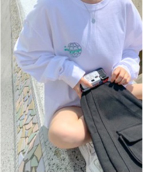 SONA（ソナ）の「SONYUNARA ワールドワイド長袖Tシャツ（Tシャツ/カットソー・レディース・ホワイト/ブラック・FREE）」の8枚目の写真