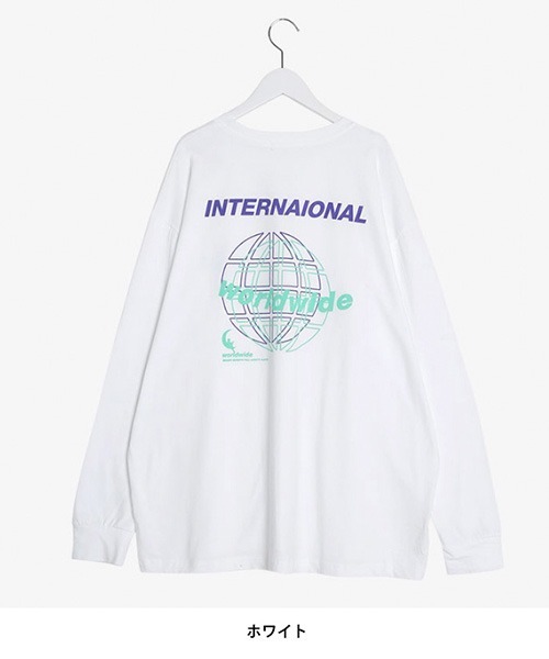 SONA（ソナ）の「SONYUNARA ワールドワイド長袖Tシャツ（Tシャツ/カットソー・レディース・ホワイト/ブラック・FREE）」の11枚目の写真