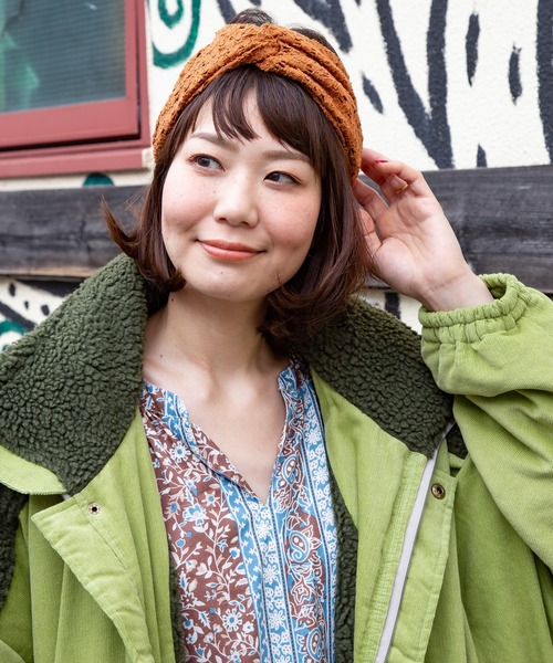 チャイハネ(チャイハネ)の「【チャイハネ】フラワーレースヘアバンド(ヘアバンド・レディース・ブラック/ブラウン/カーキ/ホワイト/グレー・FREE)」の8枚目の写真