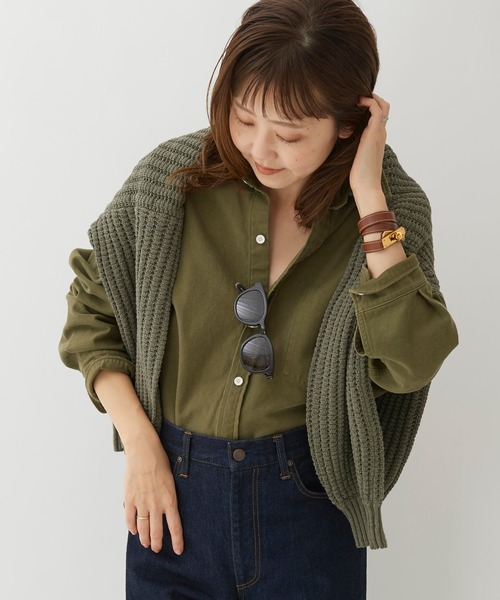 plage（プラージュ）の「Crashアーミーシャツ◆（シャツ/ブラウス・レディース・カーキ・38/36）」の15枚目の写真