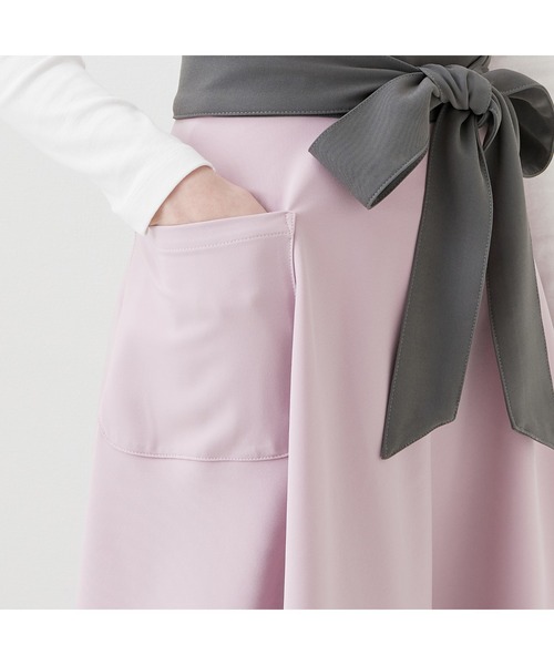 Francfranc（フランフラン）の「フレアフリル フルエプロン ピンク（エプロン・レディース・ピンク・FREE）」の3枚目の写真