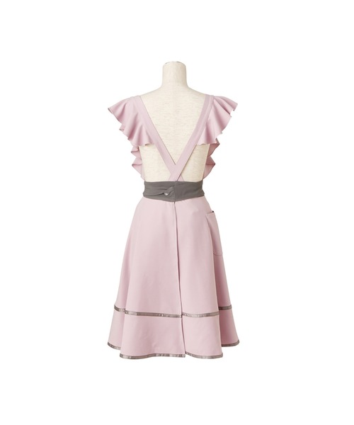 Francfranc（フランフラン）の「フレアフリル フルエプロン ピンク（エプロン・レディース・ピンク・FREE）」の10枚目の写真