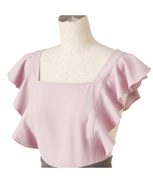 Francfranc（フランフラン）の「フレアフリル フルエプロン ピンク（エプロン・レディース・ピンク・FREE）」の7枚目の写真