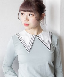 clear | 刺繍つけ襟(付け襟)
