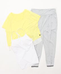 【FILA/フィラ】レディーススポーツウェア3点セット / ヨガウェア上下3点セット/ ヨガ フィットネス スポーツウェア 吸水速乾