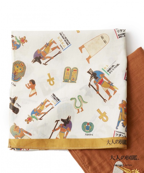 大人の図鑑 コラボプリントハンカチ ハンカチ ハンドタオル Niko And ニコアンド のファッション通販 Zozotown