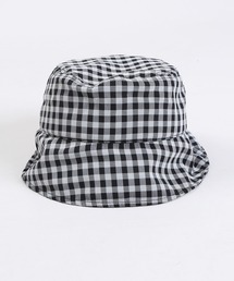 ギンガムバケットハット