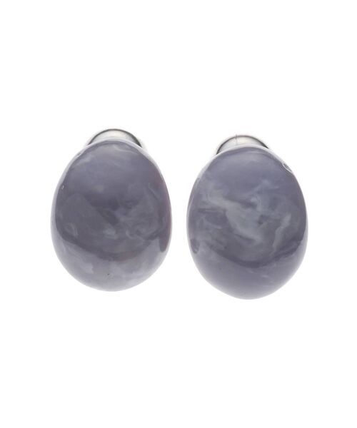 MERCURYDUO（マーキュリーデュオ）の「アクリルラウンドピアス（ピアス（両耳用）・レディース・オフホワイト/ブルー・FREE）」の5枚目の写真