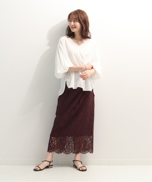 Noble（ノーブル）の「袖ケシプリーツバルーンブラウス