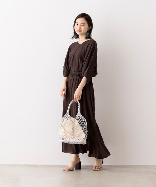 hunch（ハンチ）の「シアー ボリュームスリーブシャツ ブラウス（シャツ/ブラウス・レディース・ライトカーキ/グレイッシュブルー/チャコール/オフホワイト・FREE）」の13枚目の写真