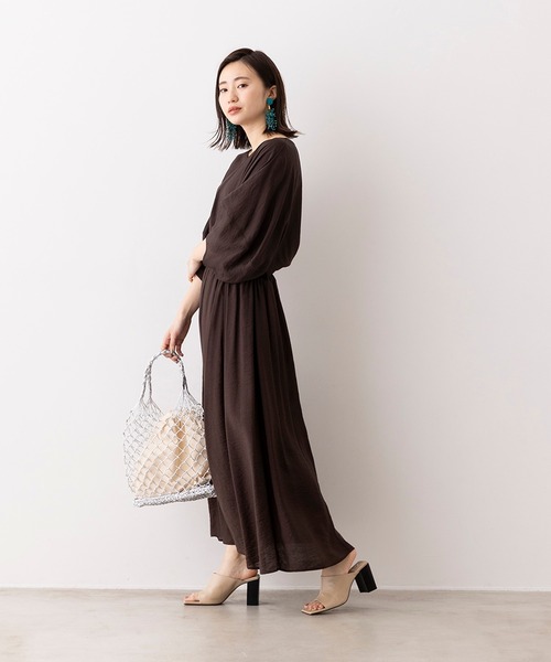 hunch（ハンチ）の「シアー ボリュームスリーブシャツ ブラウス（シャツ/ブラウス・レディース・ライトカーキ/グレイッシュブルー/チャコール/オフホワイト・FREE）」の8枚目の写真