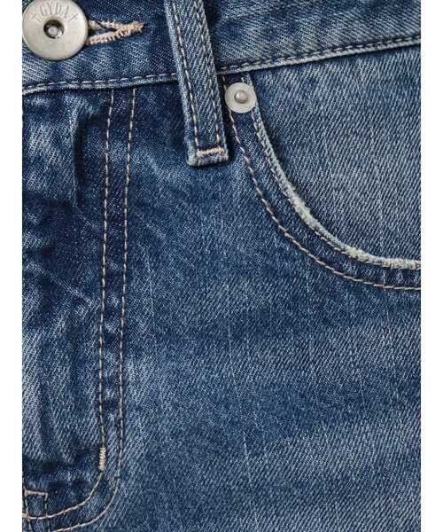 GYDA（ジェイダ）の「SIDE RIPPEDペグトップデニムPT（デニムパンツ・レディース・ライトブルー/ブルー・SMALL/MEDIUM/X-SMALL）」の21枚目の写真