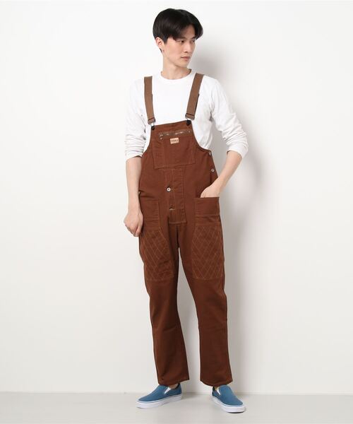 aimoha(アイモハ)の「【S'more】アウトドアアパレル サロペット(サロペット/オーバーオール・メンズ・カーキ/ブラック/ブラウン・LARGE/X-LARGE/MEDIUM/XX-LARGE)」の7枚目の写真